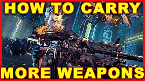 Borderlands 3: How to Unlock More Weapon Slots.